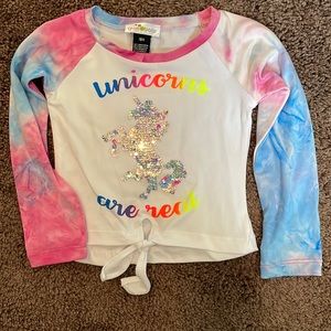 NWOT Gum Balls Unicorns are Real Long Sleeve Tee